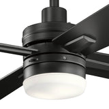 Lija Ceiling Fan Satin Black