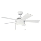 Starkk Ceiling Fan Matte White 42 Inch