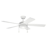 Starkk Ceiling Fan Matte White 52 Inch