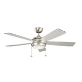 Starkk Ceiling Fan Brushed Nickel 52 Inch