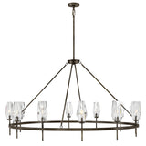 Ana Single Tier Chandelier - Black Oxide - by Hinkley