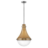 Oliver Medium Pendant - Heritage Brass - by Hinkley