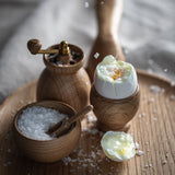 Kay Bojesen Menageri Egg cup, Oak, H: 2.2", 2 Pcs. By Kay Bojesen