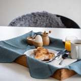 Kay Bojesen Menageri Salt Cellar With Spoon, Oak, H: 1.6" By Kay Bojesen