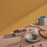 Kay Bojesen Menageri Egg cup, Oak, H: 2.2", 2 Pcs. By Kay Bojesen