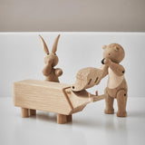 Kay Bojesen Hippo, Oak, H: 3.5" By Kay Bojesen