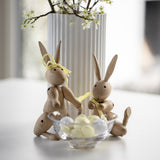 Kay Bojesen Rabbit, Oak, H: 6.3" By Kay Bojesen