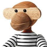 Kay Bojesen Monkey x Nørgaard paa Strøget, Medium Black/White By Kay Bojesen