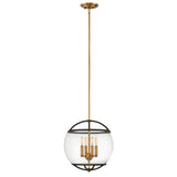 Calvin Medium Orb Pendant - Black - by Hinkley