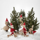 Kay Bojesen Santa Claus, Red/White, H: 7.7" By Kay Bojesen