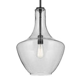 Everly Bell Pendant Black 14 Inch