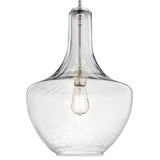 Everly Bell Pendant Brushed Nickel 14 Inch