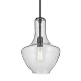 Everly Bell Pendant Black 10.5 Inch