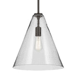 Everly Cone Pendant Olde Bronze 14.25 Inch