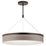 Mercel Drum Round Chandelier Olde Bronze 26.5 Inch