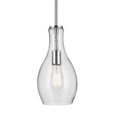 Everly Hour Glass Pendant Chrome 7 Inch