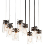 Brinley Linear Chandelier Olde Bronze