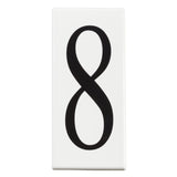 Address Outdoor Wall Light White Material (Not Painted) No. 8
