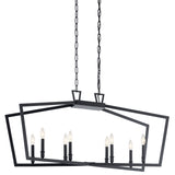 Abbotswell Linear Chandelier Black