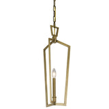 Abbotswell Pendant Natural Brass 9.5 Inch