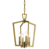 Abbotswell Pendant Natural Brass 14 Inch