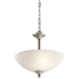 Jolie Bell Inverted Pendant Brushed Nickel