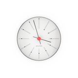 Arne Jacobsen Bankers Wall Clock, White, Extra Small, Ø: 4.7" By Arne Jacobsen