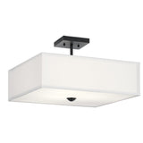 Shailene Ceiling Square Light Black 11.25 Inch