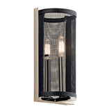 Titus Drum Wall Sconce Polished Nickel