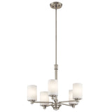 Joelson Chandelier Brushed Nickel 5 Light