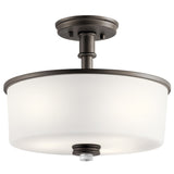 Joelson Semi Flush Semi Flush Mount Olde Bronze