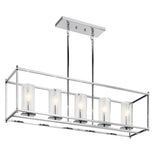 Crosby Linear Chandelier Chrome