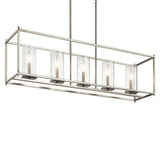 Crosby Linear Chandelier Brushed Nickel