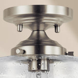 Winslow Ceiling Semi Flush Light Brushed Nickel 10.62 Inch