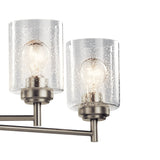 Winslow Oval Chandelier Brushed Nickel 8 Light