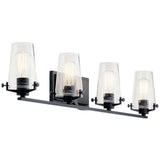Alton Vanity Light Black 4 Light