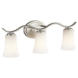 Armida Vanity Light Brushed Nickel 3 Light