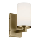 Crosby Wall Sconce Natural Brass