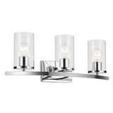 Crosby Vanity Light Chrome 3 Light