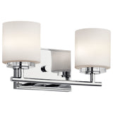 O Hara Vanity Light Chrome 2 Light