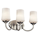 Aubrey Vanity Light Brushed Nickel 3 Light