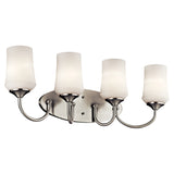 Aubrey Vanity Light Brushed Nickel 4 Light