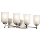 Shailene Vanity Light Brushed Nickel 4 Light
