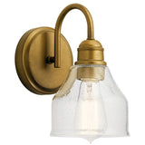 Avery Wall Sconce Natural Brass 9.5 Inch