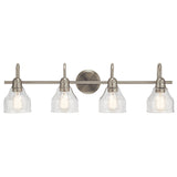 Avery Vanity Light Brushed Nickel 4 Light