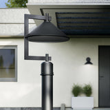 Ripley Outdoor Post Cone Post Lantern Light lifestyle 1