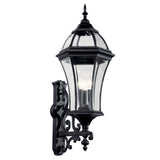 Townhouse Outdoor Wall Light Black 12.25 Inch