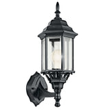 Chesapeake Outdoor Wall Light Black 17 Inch