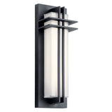 Manhattan Outdoor Wall Light Textured Black 5.25 Inch