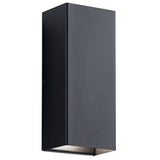 Walden Outdoor Wall Rectangle Light Textured Black
